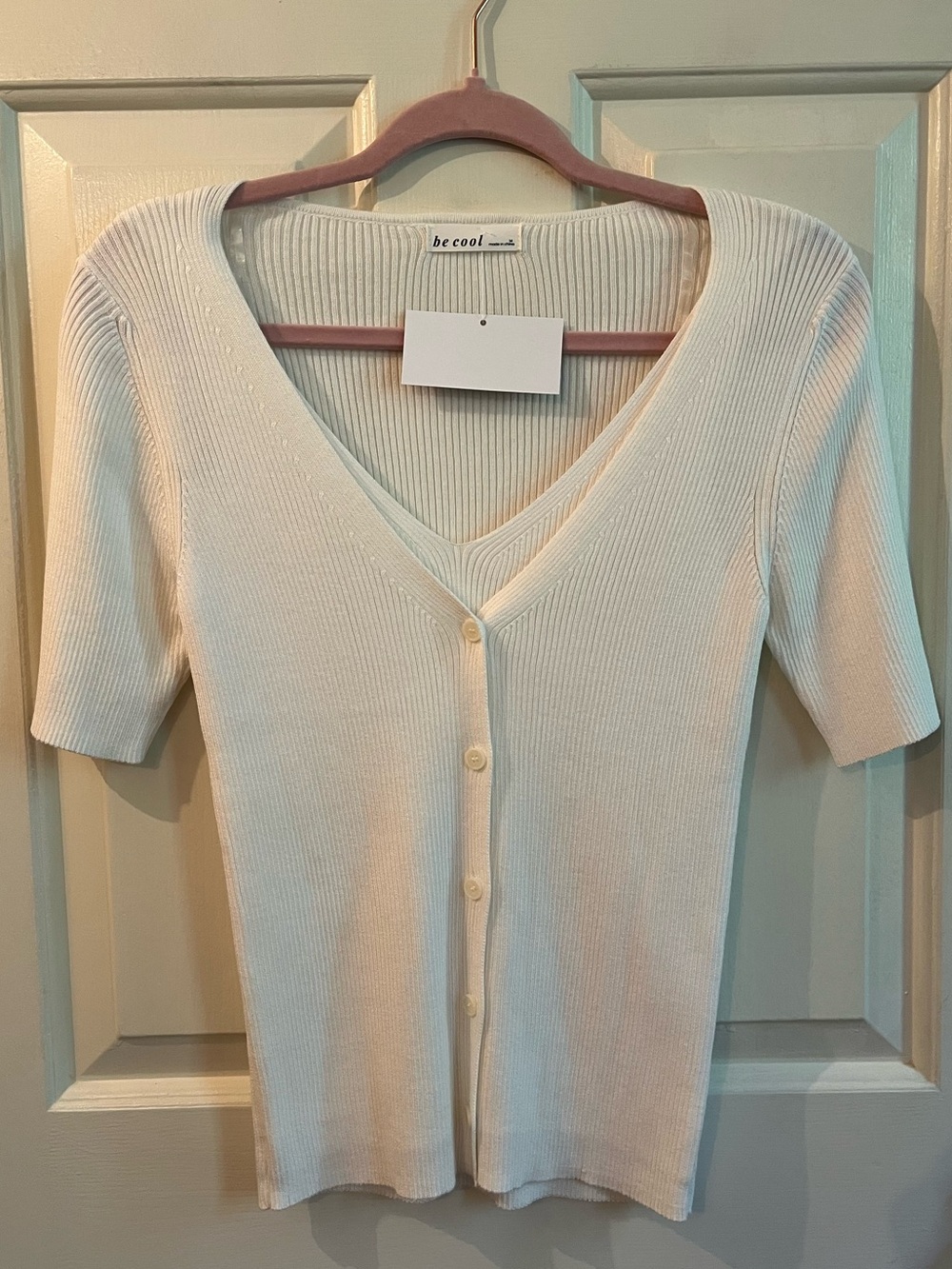 💖Tank & Cardigan Layered Ribbed Sweater💖 - Picture 3 of 16